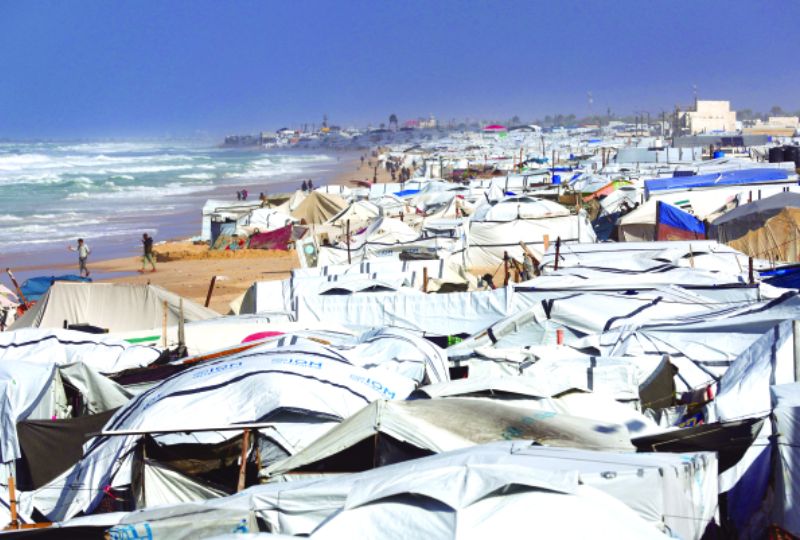 Winter rains batter displaced in Gaza